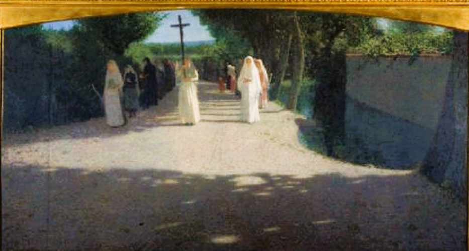 La processione di Giuseppe da Volpedo
