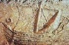 Nave mercantile fenicia, da un sarcofago di Sidone II sec. a.C Museo arch. Beirut
