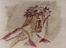 Stazione X di una Via Crucis dipinta da p. Raffaele P. Raffaele da Mestre